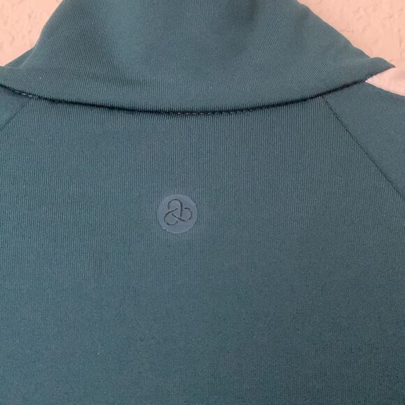 Zella 2-Pc Set Teal Jacket/Pants with White Accents Pockets Men’s Size S - Picture 4 of 15